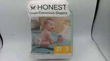 HONEST Clean Conscious Diapers Size 3, 27 Ct