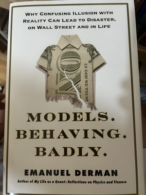 MODELS.BEHAVING.BADLY By Emanuel Derman -HB/DJ 2011 Brand New