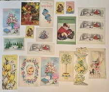 Lot Of 19 Vintage Unused Greetings Cards