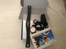 POLAR Uhr / Fitnesstracker F11F, orange, inkl. Brust-Gurt