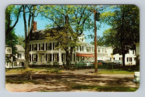 Braunschweiger ME-Maine, Stowe House, Werbung, antike Vintage Souvenir Postkarte