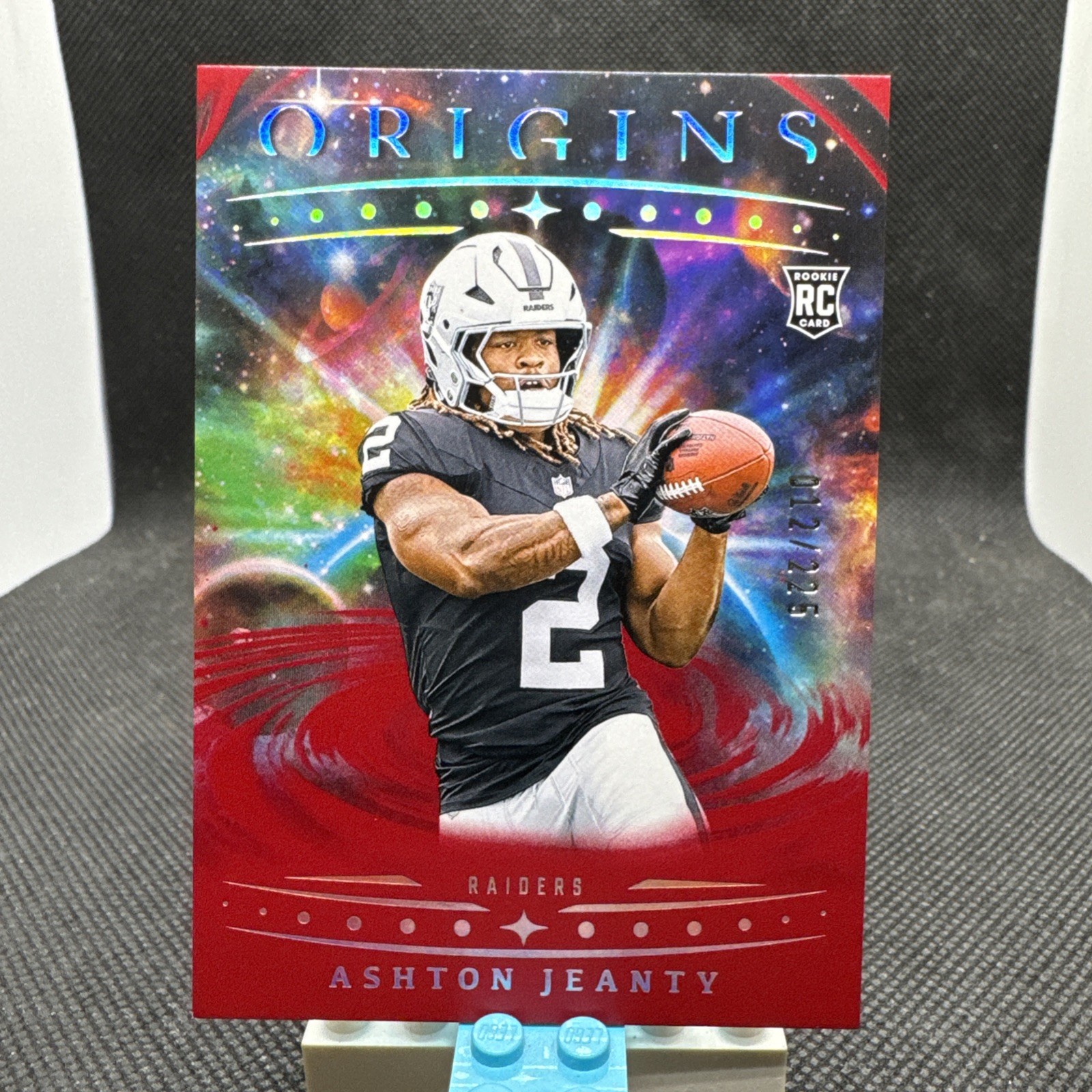2025 Panini Origins Ashton Jeanty RC Red /225 #139 Raiders