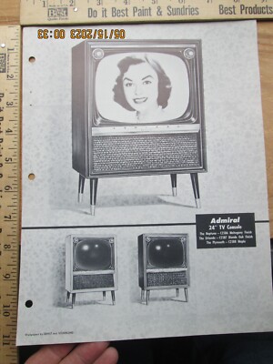 Admiral  24'' TV console c25b6  neptune Specifications