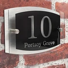 House Number Plaques Personalised Door Numbers Door Signs Custom Number Plate