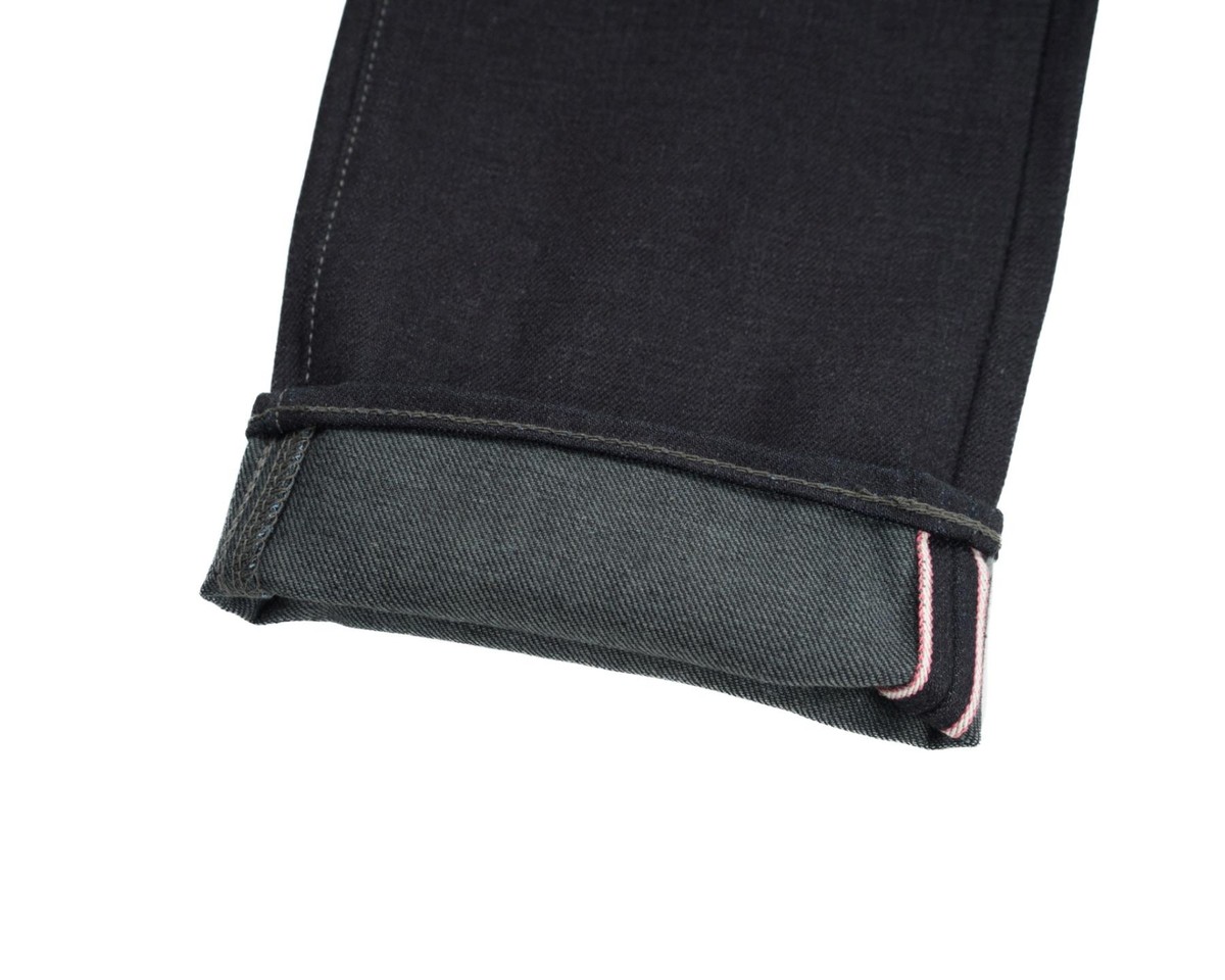 Momotaro 18oz Indigo X Grey Selvedge Denim Jeans Natural