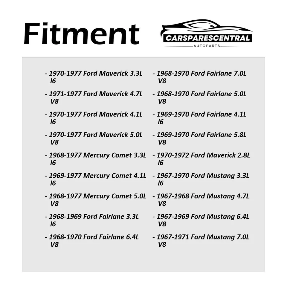 Kit brazo de control superior delantero 2x para Ford Maverick 4.1L 1970-1977 Foto 2 de 4