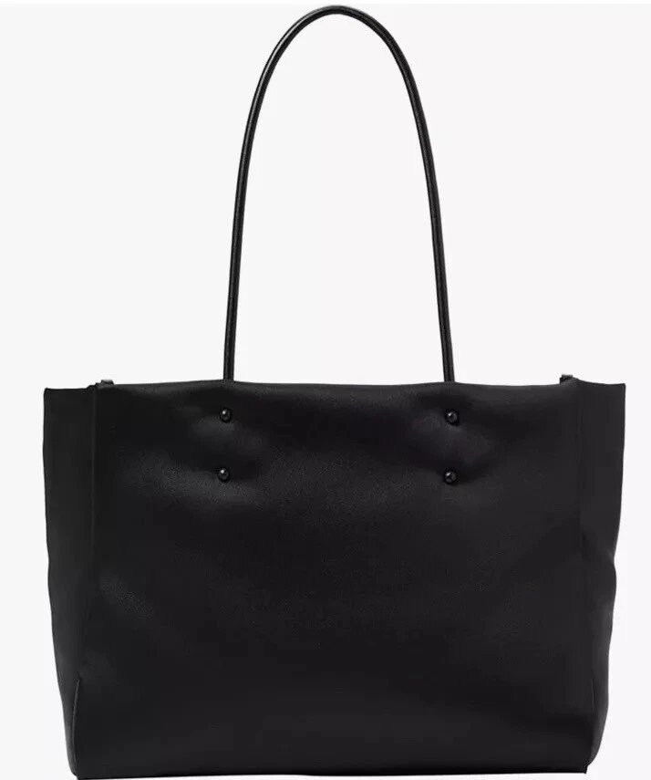 Bolso grande Kate Spade KI565 Whiskers gato blanco adornado con cristal negro. Nuevo con etiquetas Foto 4 de 4