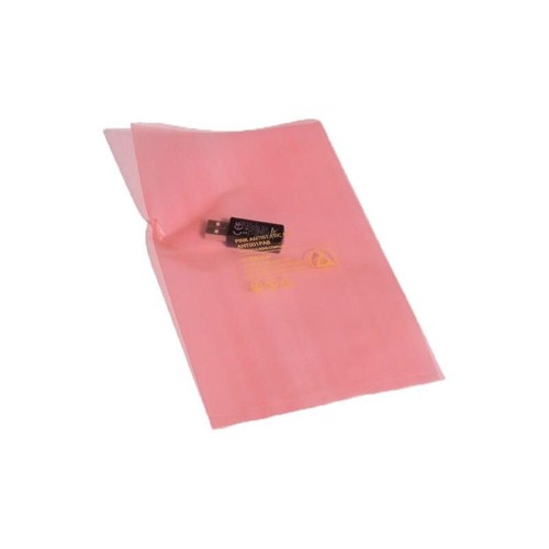 Bolsas ESD 4" X 6” Rosa Antiestáticas Abiertas Impresas ESD Aviso de Advertencia x 100 - Imagen 4 de 4