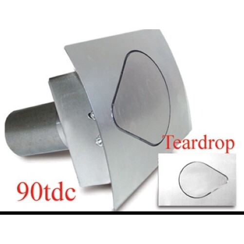 Hagan Street Rod Necessities 90TDC 90 Series Teardrop Curved Fuel Door