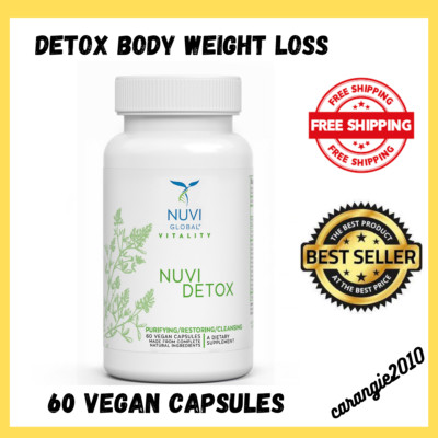 Nuvi Detox Body Weight Loss and Cleansing Natural and Organic Nuvi Detox 60 Ct