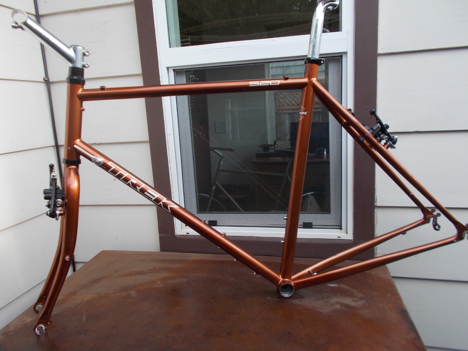 steel touring frameset
