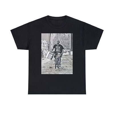 Darius Atlanta Graphic Print Short Sleeve Crew Neck Unisex Heavy Cotton T-Shirt