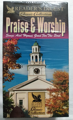 3 pack VHS Praise & Worship SEALED Songs Hymns Sparrow Jerusalem Readers Digest
