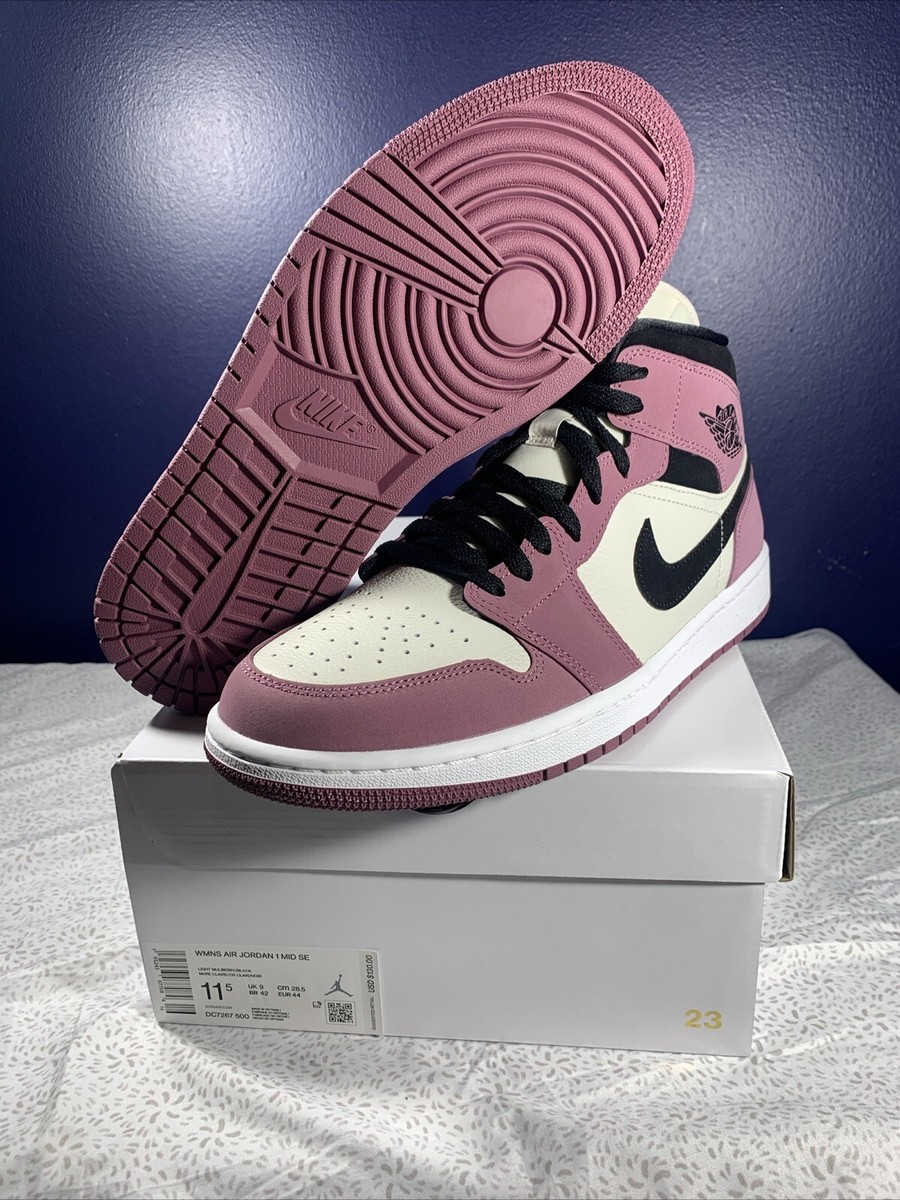 Air Jordan Wmns Air Jordan 1 Mid SE 'Berry Pink' DC7267-500