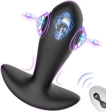 Male Prostate Massager Flapping Vibrator P-spot Anal Plug Sex Toys for Men Women