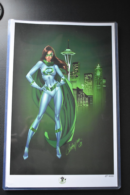 #ad Emerald City Comicon J Scott Campbell 11X17 Poster Print AP 300 VERY RARE ECCC $99.99