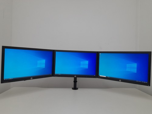 Triple Monitor Setup for Trading Gaming Home Office 3 x 22in Monitors and Stand - Photo 5/7