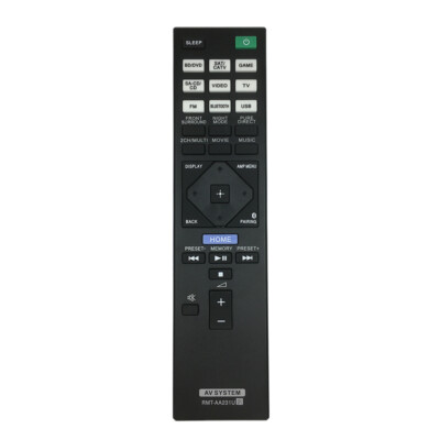 RMT-AA231U Replace Remote For Sony Home Theater AV Receiver STRDH770 STR-DH770