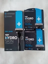 Schick Hydro Skin Comfort Dry Skin Razor Handle + 18 Refill Cartridges  5 Blades
