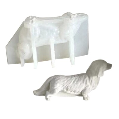 Easy to Clean Silicone Mold Long Hair Dachshund Jewelry Tool