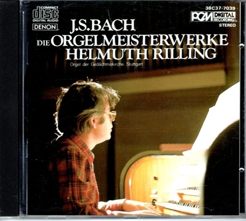 Helmuth RILLING - J.S. BACH The Organ Masterpieces Organworks - JAPAN ...