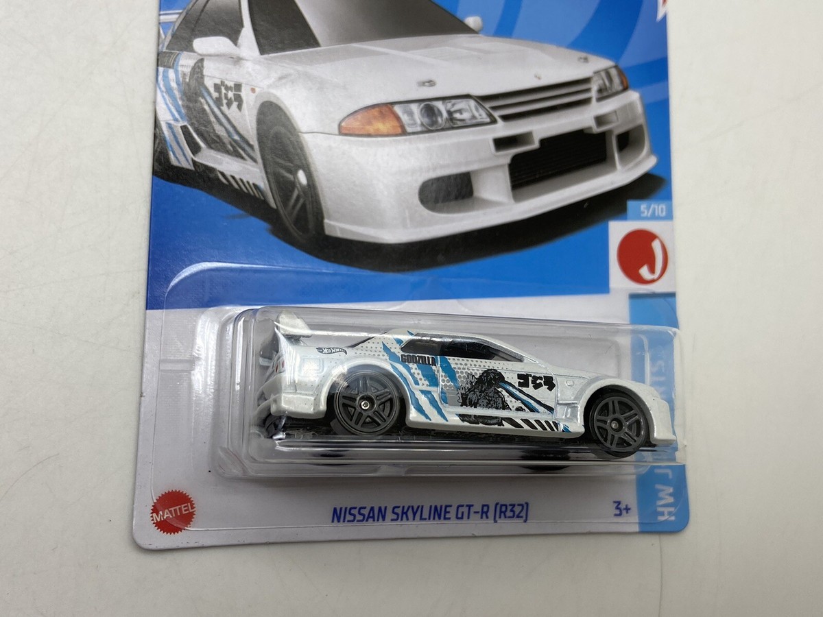 8 Hot Wheels 2023 Godzilla Nissan Skyline GT-R R32 White | eBay