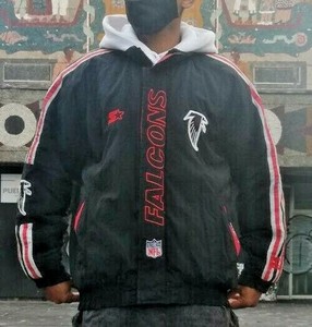 atlanta falcons starter pullover jacket