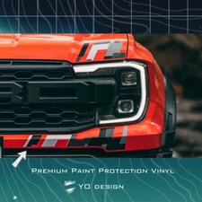 Ford Ranger Raptor Front Bumper Decal Graphic For USA Versions