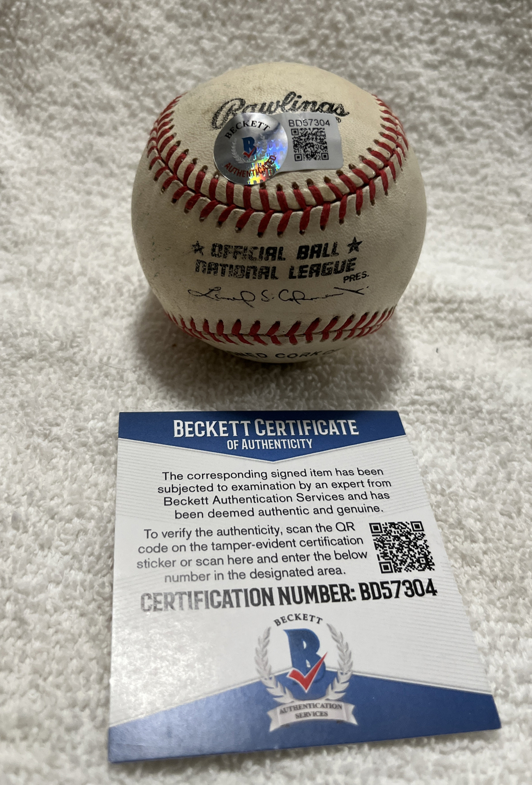 Hideo Nomo Signed AUTOGRAPHED VINTAGE ONL Baseball Padres Practice Used