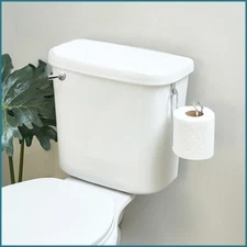 TOILET PAPER ROLL HOLDER Tank Side TP Hanger Hook Bathroom Storage Organizer