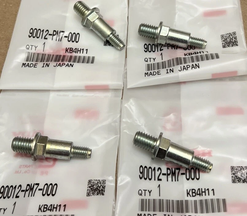 JUEGO DE 4 PERNOS DE MONTAJE DE CUBIERTA DE VÁLVULA ORIGINALES OEM HONDA ACURA 1990-2001 90012-PM7-000 Foto 2 de 3