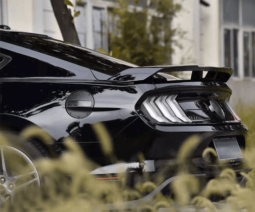 Alerón trasero negro brillante para Ford Mustang cupé 2015-2019 labio de ala de carreras - Imagen 4 de 12