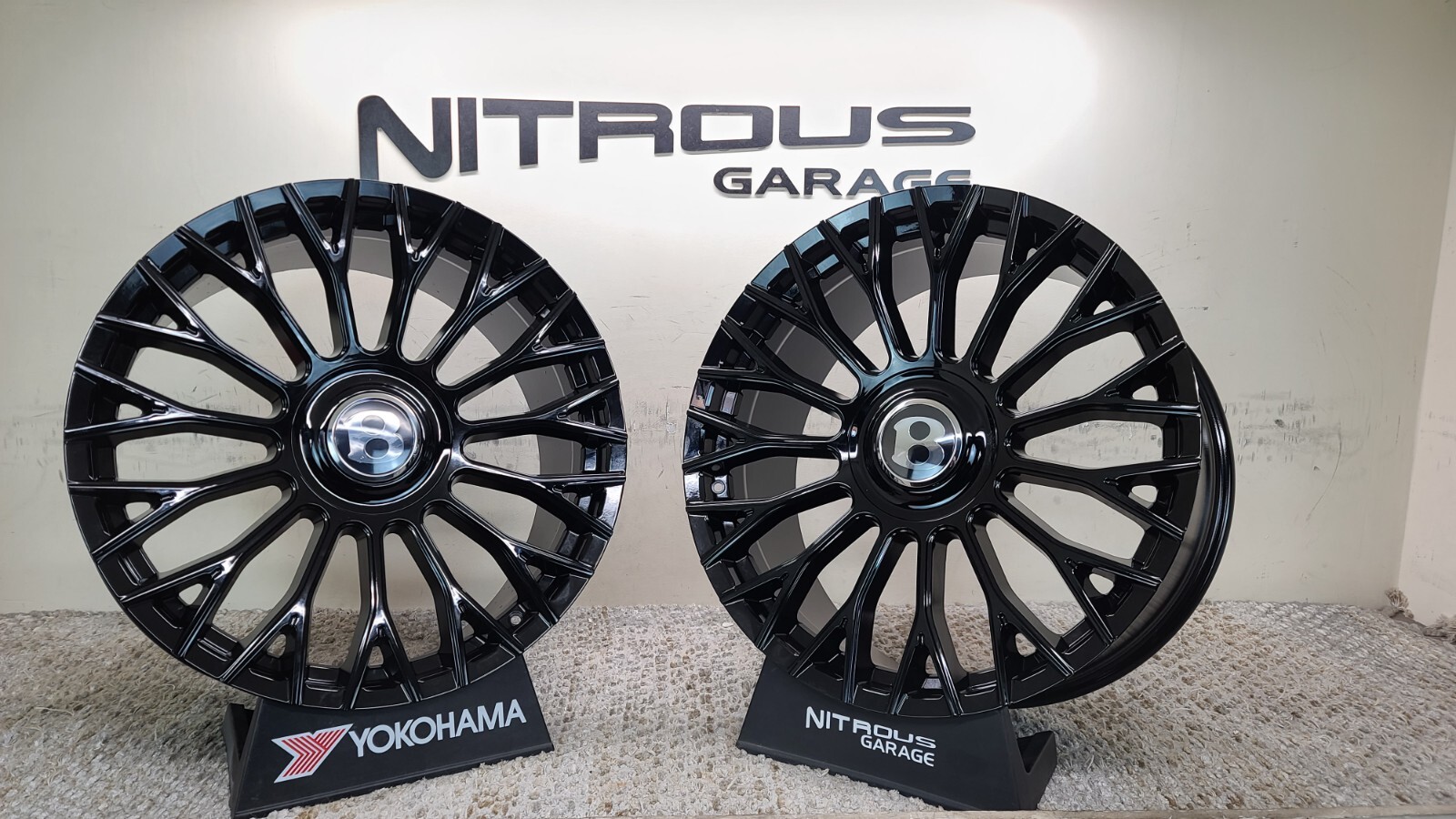 22 DOLCE ROMA BLACK STAGGERED WHEELS MASERATI LEVANTE Q4 S GTS SQ4 2017-2024