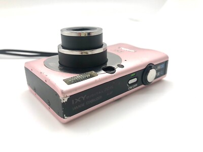 Excellent 5】 Canon IXY DIGITAL 20 IS Pink Digital Camera 8.0MP 3x