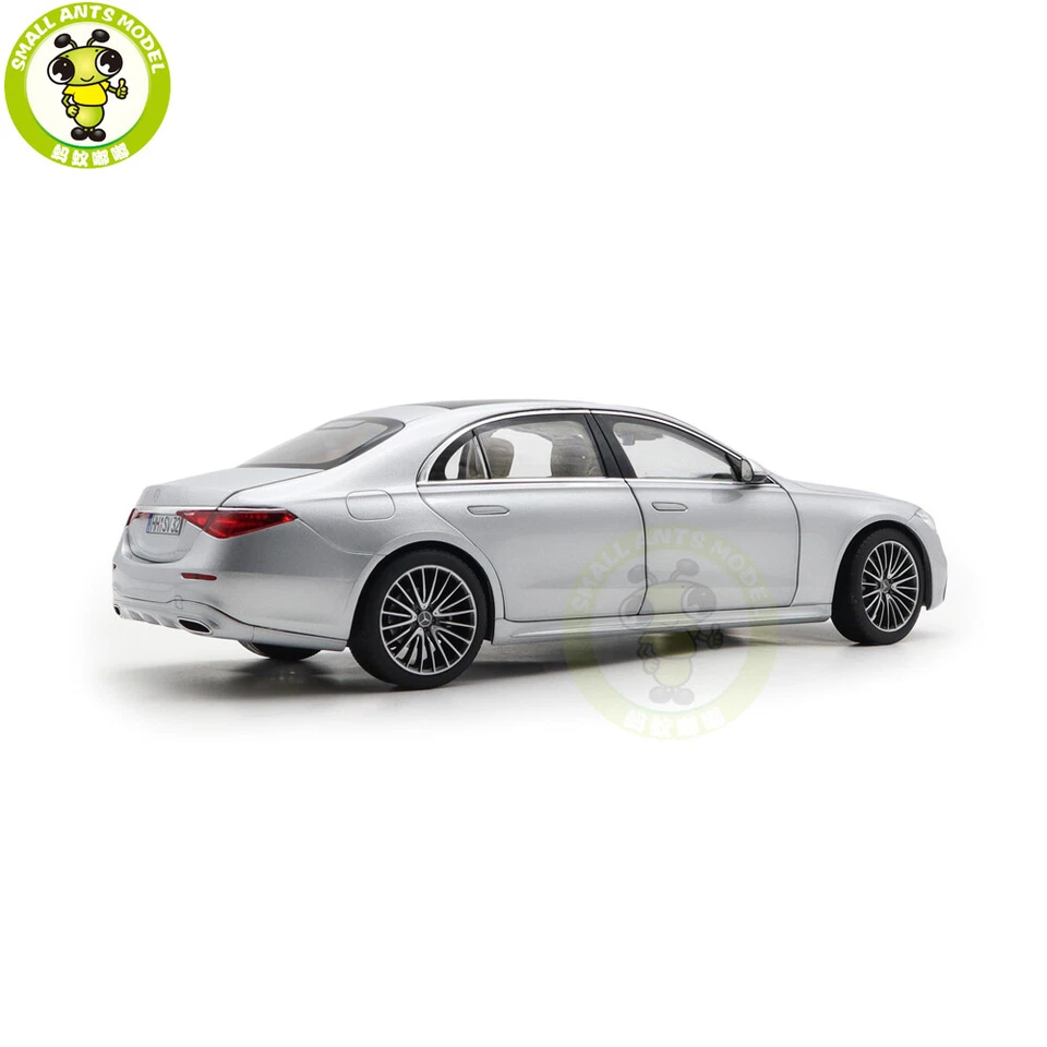 1/18 Norev 183805 Benz S CLASS W223 AMG Line 2021 Silver Diecast Model Car - Image 4 of 4