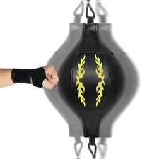PU Leather Speed Ball Double End Hanging Boxing Reflex Bag for Home MMA Training