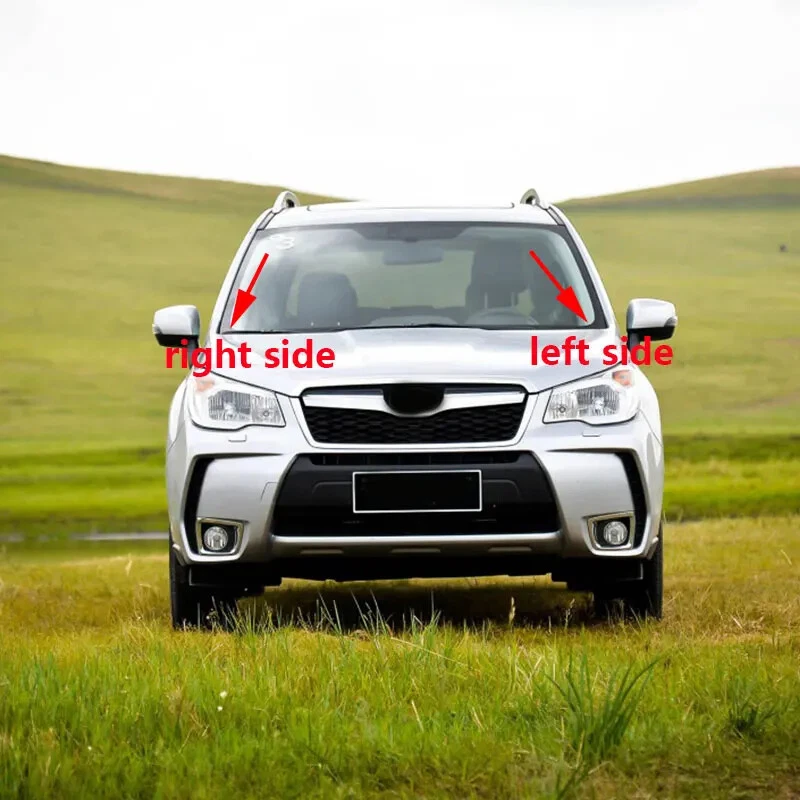 2x Cubierta de moldura de esquina limpiaparabrisas delantero para Subaru Forester SJ 2014-18 Foto 2 de 4