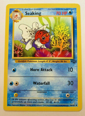 ポケモンカードゲーム UnOpend Southern s OldBack Sea SEAKING - Jungle Set - 46/64 - Uncommon - Pokemon Card - Unlimited