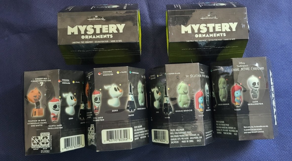 NEW SEALED Hallmark Mystery  Xmas Ornament Disney The Nightmare Before Christmas