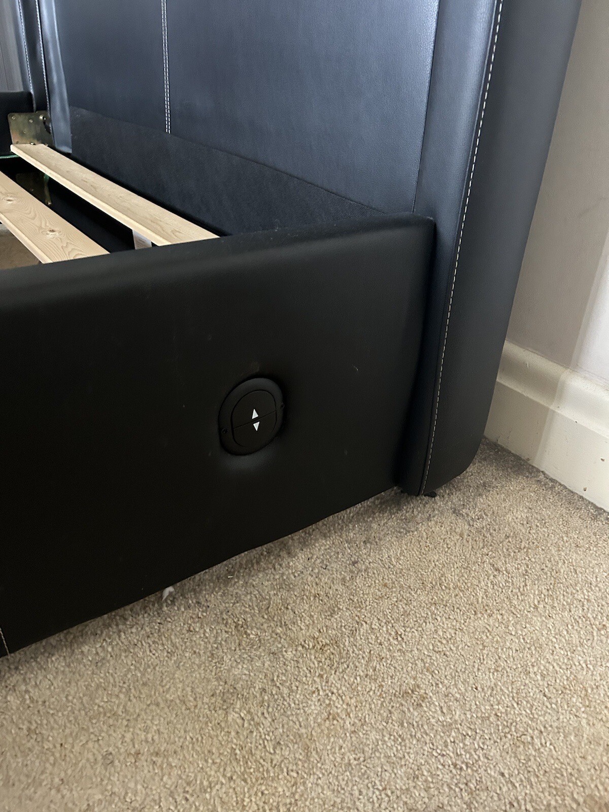 Kingsize Tv Bed Frame Black eBay