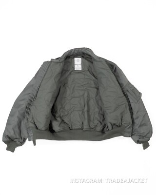 DEADSTOCK CWU-45/P COLD WEATHER FLYER'S JACKET NOMEX LARGE (42-44