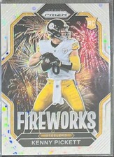 RARE💎Kenny Pickett🔥ROOKIE INSERT🔥2022 Prizm Fireworks No Huddle Disco #F-19