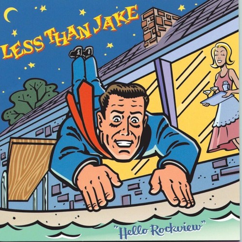 NEW Less Than Jake Hello Rockview Brown Blue Red Yellow In Color Vinyl LP /500 - Picture 2 of 2