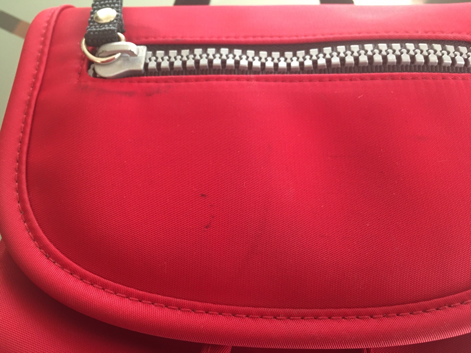 💕Jennifer Moore Red Polyester Medium Backpack💕 - image 11