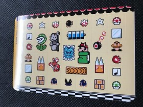 Super Mario Bros 3 Famicom History Book Sealdass Sticker Japanese NINTENDO
