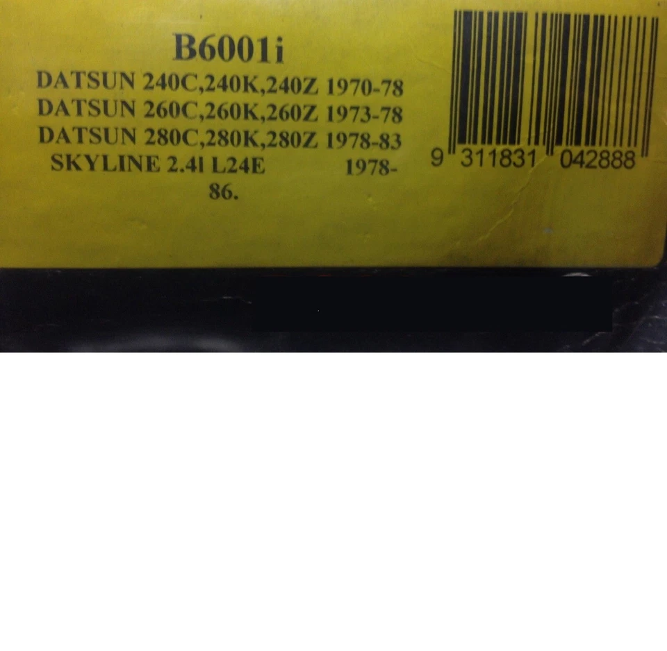 BUJÍA Y CABLE DATSUN 240C 240K 240Z 260C 260K 260Z 280C 280K 280Z 69-83 Foto 2 de 4