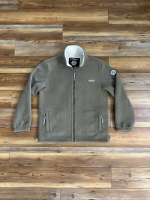 Outdoor Norway Team Expedition Jacket Coat Brown Fleece Zip Up Torleon Men 086 M