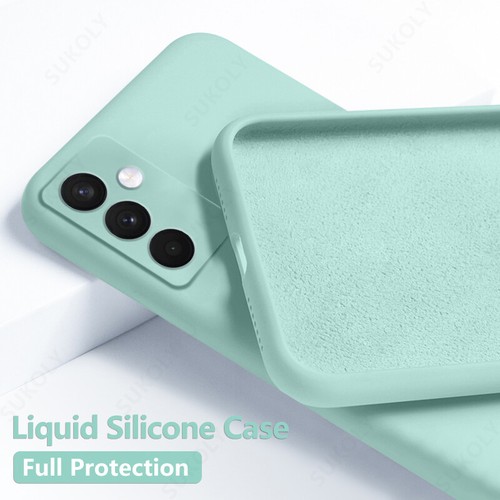 For Samsung S22 S21 S20 A42 A52 A72 Liquid Silicone Soft Rubber Phone Case Cover - Picture 18 of 23