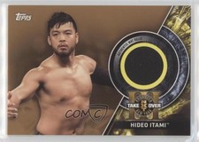 2018 Topps WWE NXT Takeover Brooklyn III Mat Relics Bronze /199 Hideo Itami 7ut