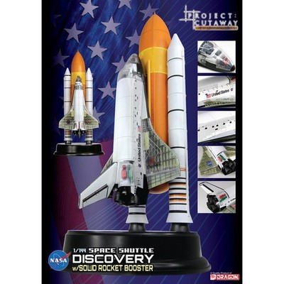 Dragon 47403 1/144 Space Shuttle Discovery'' with Solid Rocket Booster Spacecraft